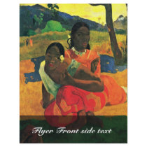When Did You Marry? (Faa Nafea Ipoipo?) By Gauguin Personalized Flyer