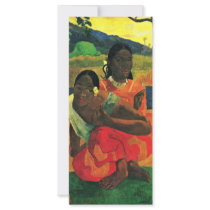 When Did You Marry? (Faa Nafea Ipoipo?) By Gauguin Custom Rack Card