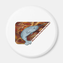 When Does the Narwhal Bacon? Fridge Magnet