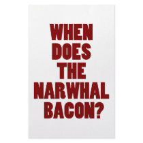 When Does the Narwhal Bacon Reddit Question Stationery Paper