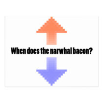 When Does the Narwhal Bacon Upvote Reddit Question Postcards