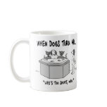 When Dogs Turn 40 Classic Mug mugs