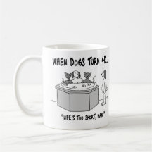 When Dogs Turn 40 Classic Mug