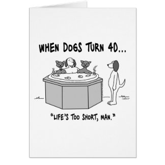 Turning 40 Jokes Cards | Zazzle