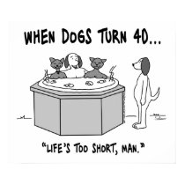 When Dogs Turn 40 Poster posters