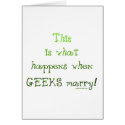When Geeks Marry cards