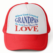 When God Created Grandpas hats by glenndesigns When God Created Grandpas hats