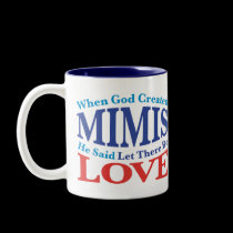 When God Created Mimis mugs