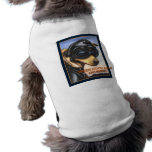 WHEN GOOD DOGS GO BIKER DOG TEE SHIRT