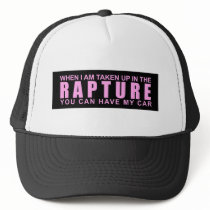 When I Am Taken Up In The Rapture... hats