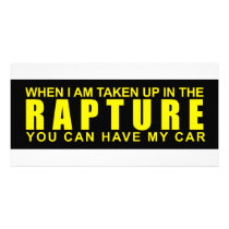 When I Am Taken Up In The Rapture... photo cards by classicgodshop When I Am Taken Up In The Rapture... photo cards