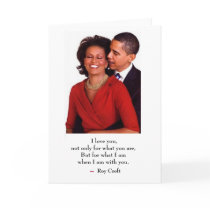 WHEN I AM WITH YOU, LOVE CARD, OBAMA by J2PLAY WHEN I AM WITH YOU, LOVE CARD, OBAMA