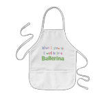 When I Grow Up Ballerina aprons