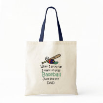When I grow up Baseball with graphic Bags