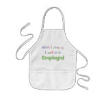 When I Grow Up Employed aprons