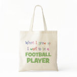 When I Grow Up Football Player bags
