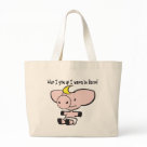 jumbotote - This adorably cute piglet knows what it wants to be when it grows up. Bacon! And this cartoon pig lets us know with the quote When I Grow Up I Wanna Be Bacon! As a meatatarian, I can completely understand why this guy would love to be succulent bacon. MMMmmm: Sizes Available colors: natural jumbotote - This adorably cute piglet knows what it wants to be when it grows up. Bacon! And this cartoon pig lets us know with the quote When I Grow Up I Wanna Be Bacon! As a meatatarian, I can completely understand why this guy would love to be succulent bacon. MMMmmm: Sizes Available colors: natural