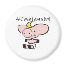round_magnet - This adorably cute piglet knows what it wants to be when it grows up. Bacon! And this cartoon pig lets us know with the quote When I Grow Up I Wanna Be Bacon! As a meatatarian, I can completely understand why this guy would love to be succulent bacon. MMMmmm: Sizes round_magnet - This adorably cute piglet knows what it wants to be when it grows up. Bacon! And this cartoon pig lets us know with the quote When I Grow Up I Wanna Be Bacon! As a meatatarian, I can completely understand why this guy would love to be succulent bacon. MMMmmm: Sizes