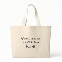 When I grow up I want to be a Bather Canvas Bags