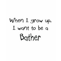 When I grow up I want to be a Bather t-shirts by professions When I grow up I want to be a Bather t-shirts