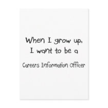 When I grow up I want to be a Careers Information postcards