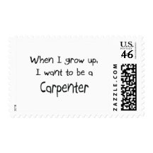 When I grow up I want to be a Carpenter Stamps