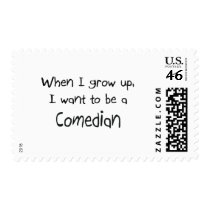 When I grow up I want to be a Comedian postage
