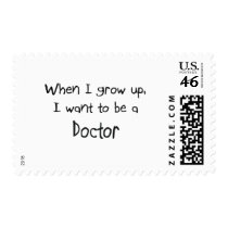 When I grow up I want to be a Doctor Stamp