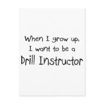 When I grow up I want to be a Drill Instructor postcards by professions When I grow up I want to be a Drill Instructor postcards