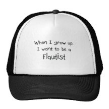 When I grow up I want to be a Flautist Mesh Hat