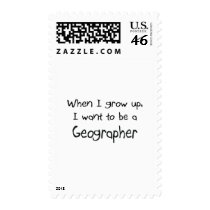 When I grow up I want to be a Geographer postage by professions When I grow up I want to be a Geographer postage