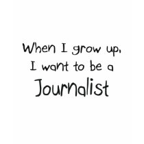 When I grow up I want to be a Journalist t-shirts
