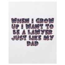 WHEN I GROW UP I WANT TO BE A LAWYER FULL COLOR FLYER