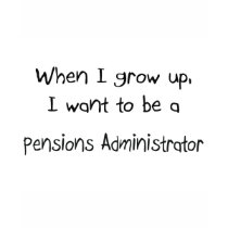 When I grow up I want to be a Pensions Administrat t-shirts by professions When I grow up I want to be a Pensions Administrat t-shirts