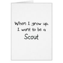 When I grow up I want to be a Scout cards by professions When I grow up I want to be a Scout cards