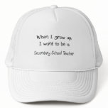 When I grow up I want to be a Secondary School Tea hats