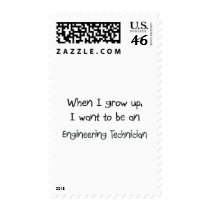 When I grow up I want to be an Engineering Technic postage