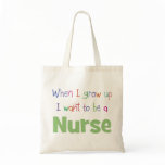 When I Grow Up Nurse bags