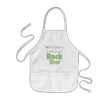 When I Grow Up Rock Star aprons