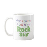 When I Grow Up Rock Star mugs
