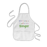 When I Grow Up Singer aprons
