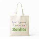 When I Grow Up Soldier bags