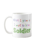 When I Grow Up Soldier mugs