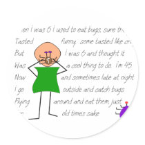 "When I was 6"---Story Art Gifts stickers by gabelstories "When I was 6"---Story Art Gifts stickers