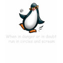 When in Danger Penguin Dark Shirts