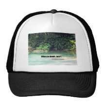 When in doubt, don't. hats