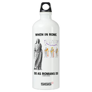 When In Rome Do As Romans Do (Toga Clothing) SIGG Traveler 1.0L Water Bottle