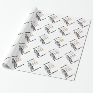 When In Rome Do As Romans Do (Toga Clothing) Gift Wrap Paper