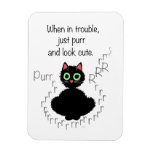 When in Trouble Vinyl Magnets