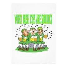 When Irish Eyes Are Smiling Personalized Invitation